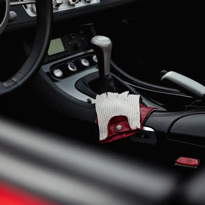 دستکش مدل چرم_بافت DG35