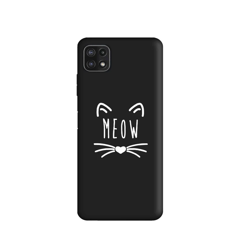 کاور قاب گارد طرح گربه ای کد s8109 مناسب برای گوشی موبایل سامسونگ Galaxy A22 5G