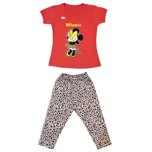 ست تی شرت و شلوار دخترانه مدل DP7003