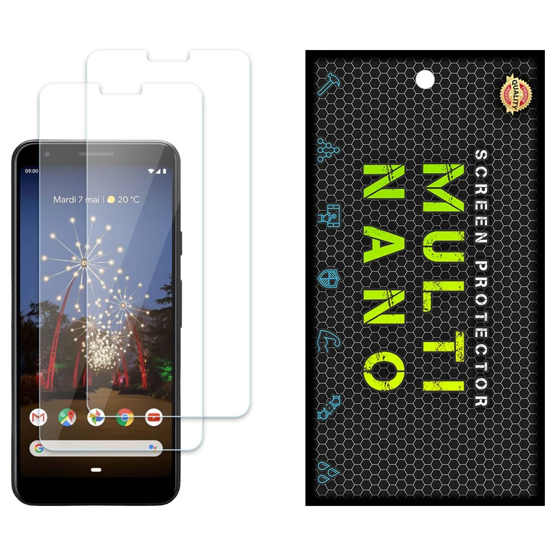 محافظ صفحه نمایش مولتی نانو مدل X-S2N مناسب برای گوشی موبایل گوگل Pixel 3A بسته دو عددی