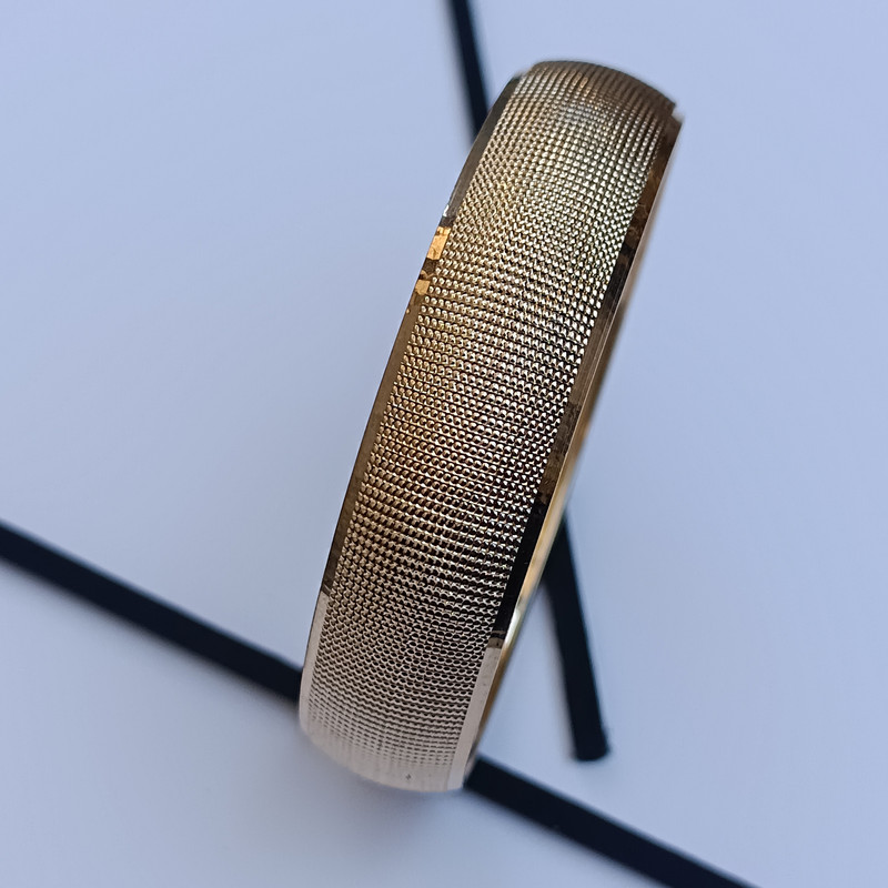 النگو طلا 18 عیار زنانه مدل تک پوش کد s4