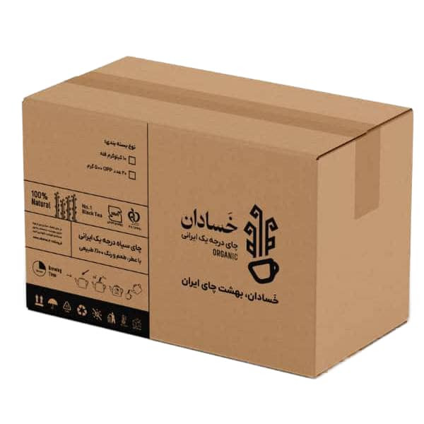 چای سیاه ایرانی شکسته خسادان - 500 گرم بسته 20 عددی