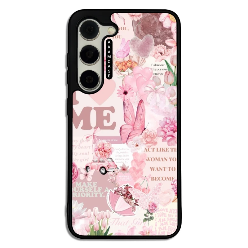 کاور آکام مدل AMC-WSGS23-PINK-12 مناسب برای گوشی موبایل سامسونگ Galaxy S23