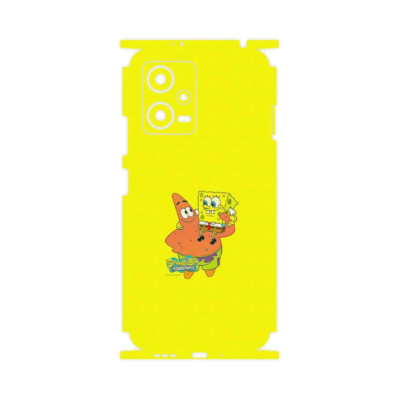 برچسب پوششی ماهوت مدل SpongeBob SquarePants-FullSkin مناسب برای گوشی موبایل شیائومی Redmi Note 12 5G