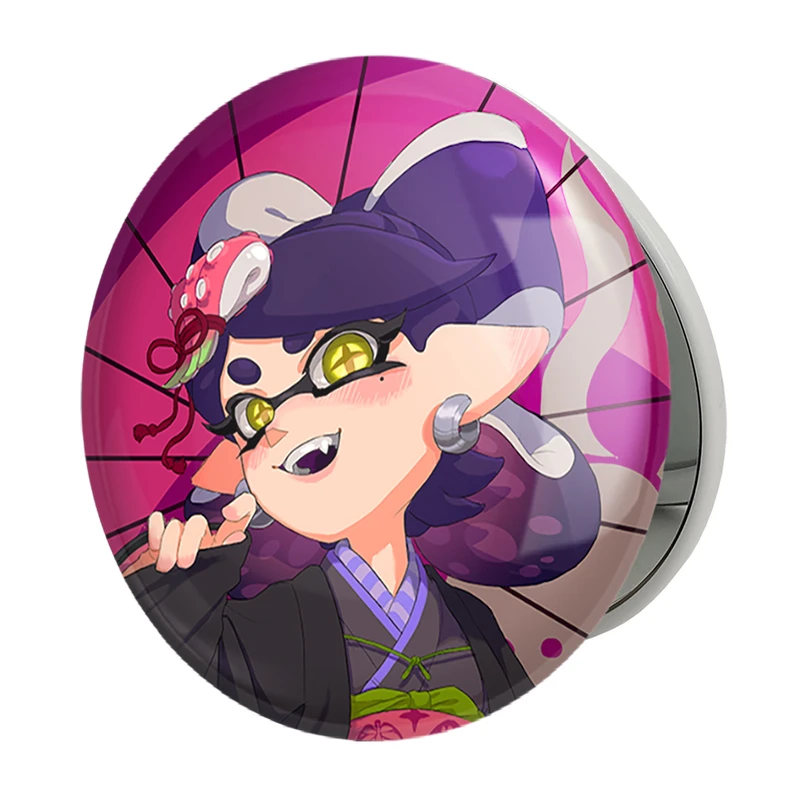 آینه جیبی خندالو طرح بازی اسپلاتون (Splatoon) مدل تاشو کد 33310