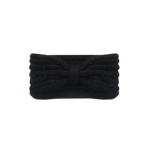 هدبند بافتنی زنانه اکسسورایز مدل مرواریدی