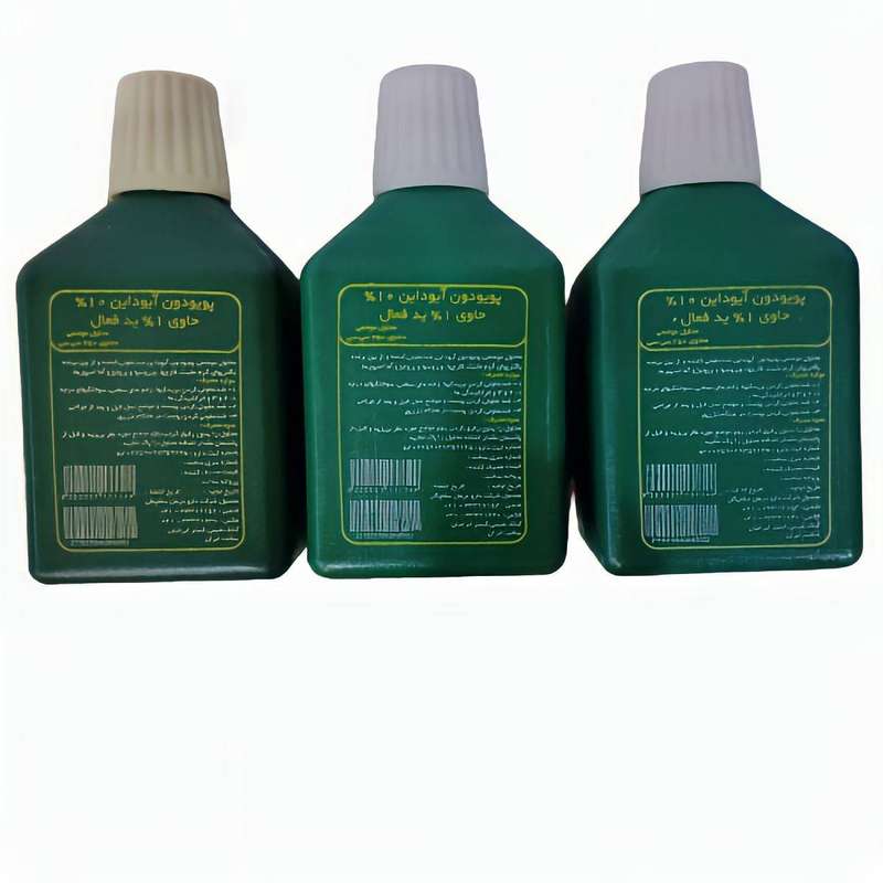 محلول ضد عفونی کننده بتادین پوویدون آیداین مدل T3 حجم 250 میلی لیتر مجموعه 3 عددی