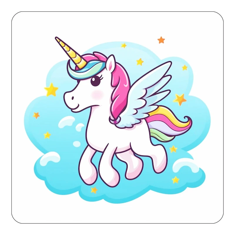 مگنت کاکتی طرح اسب تک شاخ و یونیکورن مدل mp30511