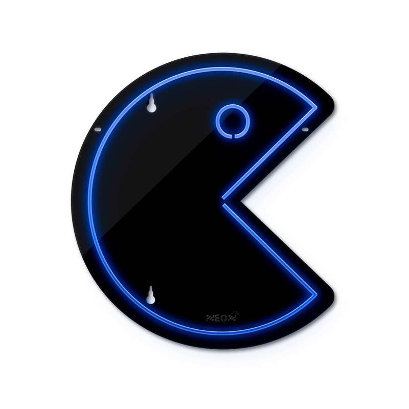 چراغ دیواری نئون دیزاین طرح Packman-BL_BL