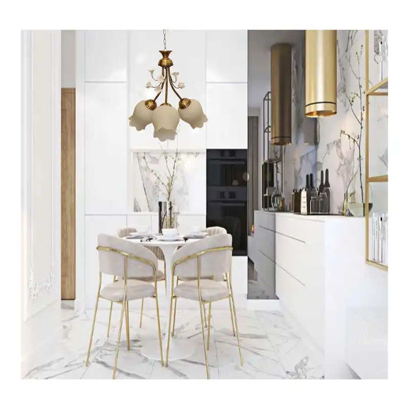 لوستر 3 شعله  پلاس نور شو مدل کاج 2