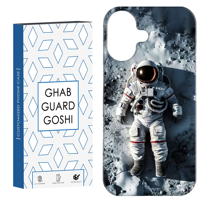 کاور قاب گارد گوشی طرح فضانورد کد Dimo-451 مناسب برای گوشی اپل Iphone 16     