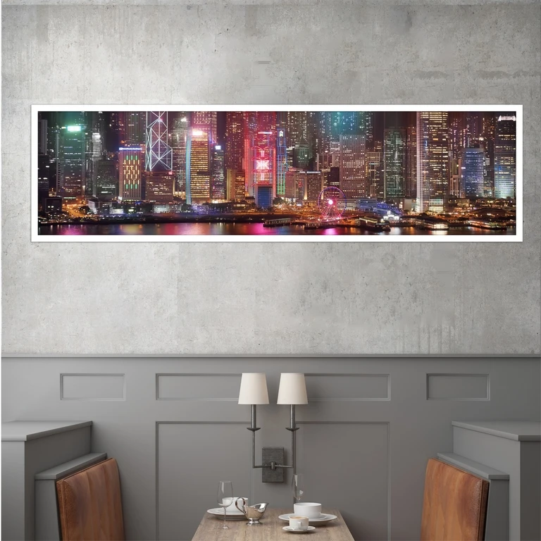 تابلو بکلیت طرح منظره شهری مدل کشیده W-7454