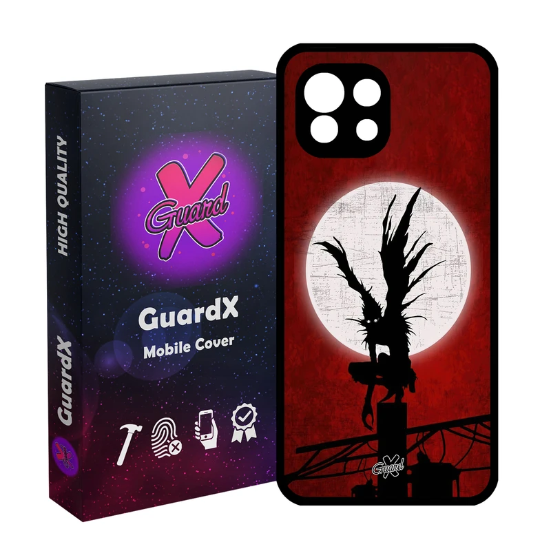 کاور گارد ایکس طرح دفترچه مرگ انیمه مدل Glass10556 مناسب برای گوشی موبایل شیائومی  MI 11 Lite