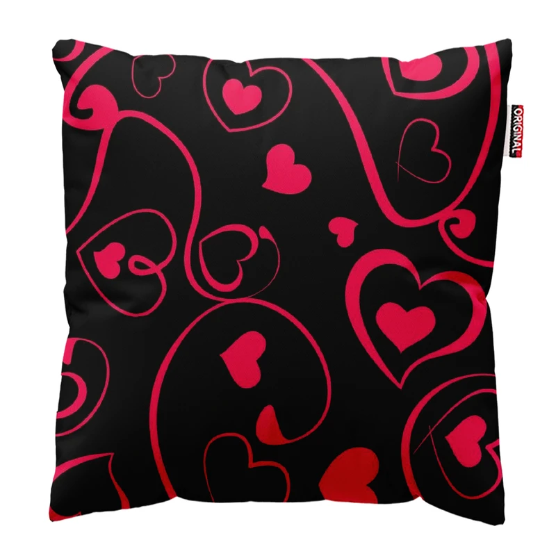  کوسن پاد آفرین طرح قلب کد 4888 سایز 30*30 سانتی متر