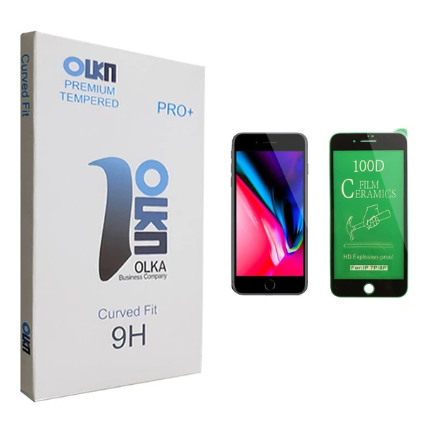محافظ صفحه نمایش سرامیکی الکا مدل +PRO مناسب برای گوشی موبایل اپل iPhone 7 Plus