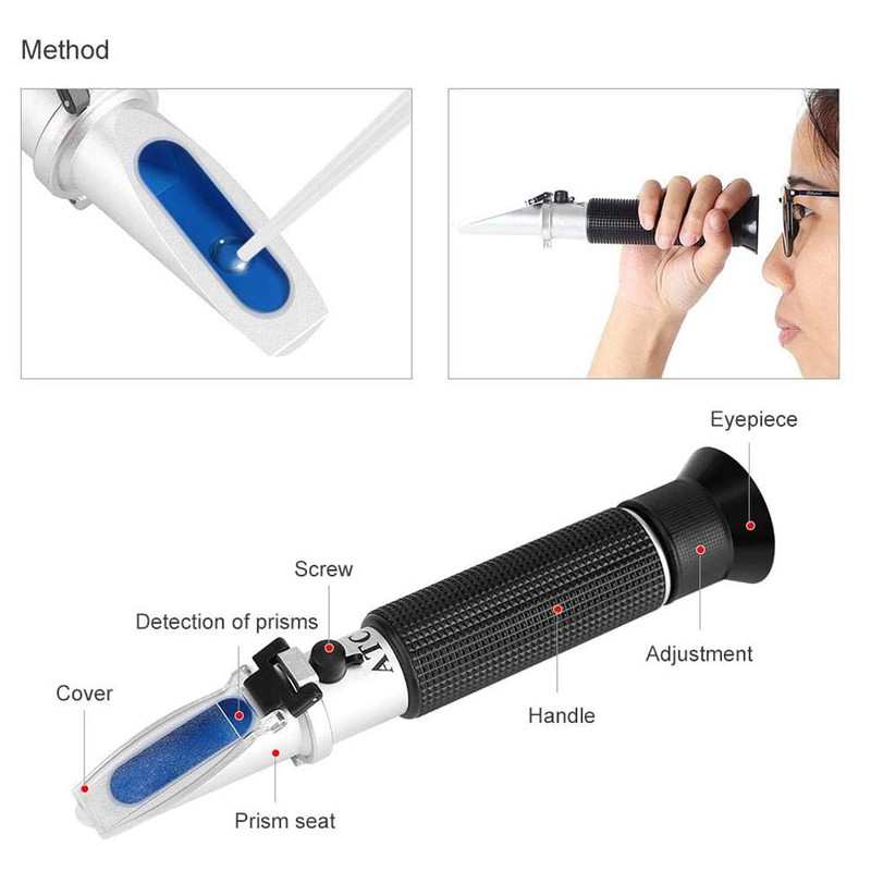 نورسنج مدل رفراکتومتر ای تی سی 0 تا 90