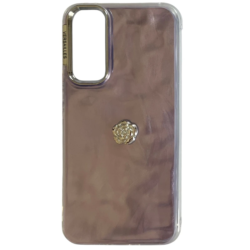 کاور مدل فانتزی طرح براش با گل برجسته مناسب برای گوشی موبایل سامسونگ Galaxy A34