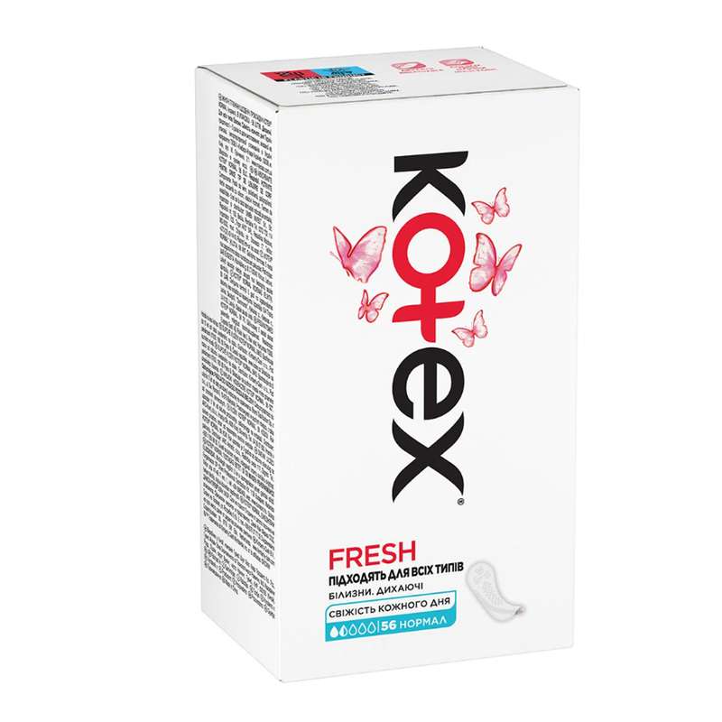 نوار بهداشتی کوتکس مدل fresh بسته 56 عددی