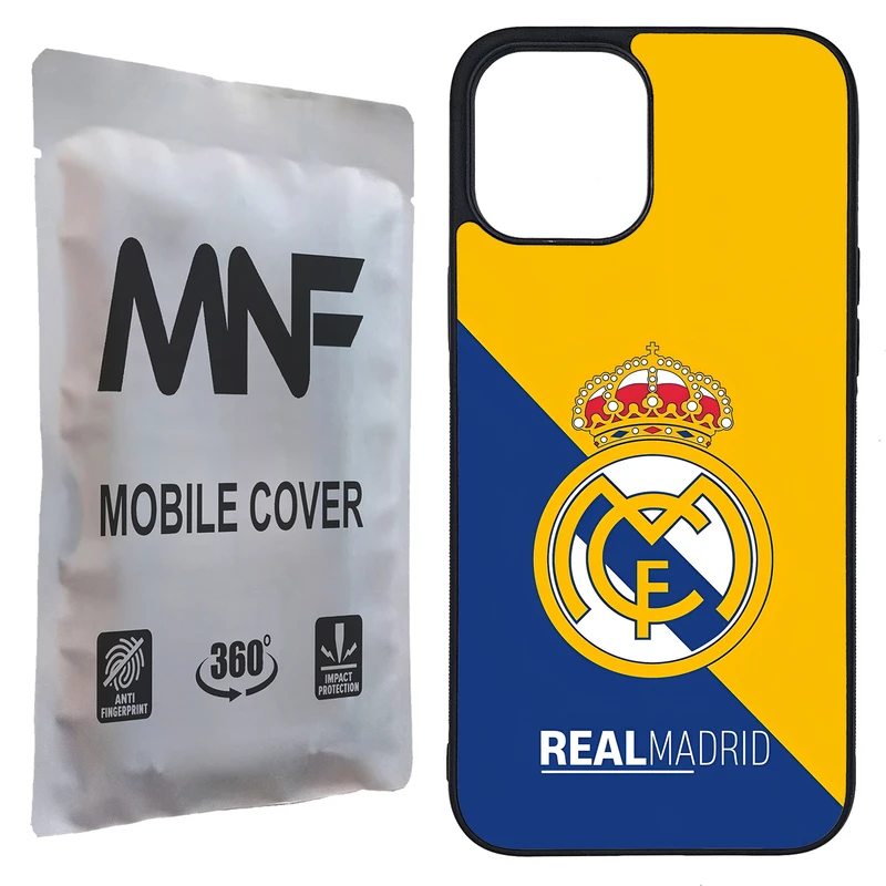 کاور ام ان اف طرح Real Madrid کد P-218 مناسب برای گوشی موبایل اپل iPhone 12 Pro Max