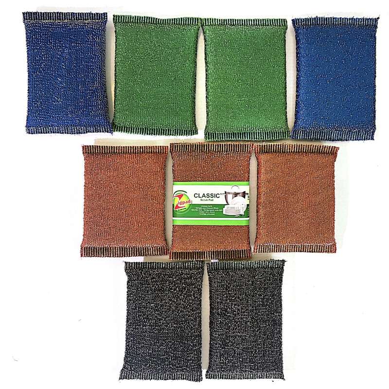 اسکاچ و سیم ظرفشویی مدل سیمی ۱۰ عددی