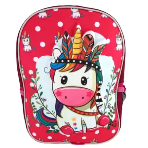 کوله پشتی دخترانه مدل اسب تک شاخ کد Unicorn-102