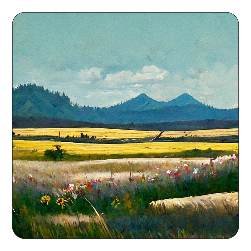 مگنت کاکتی طرح نقاشی رنگ روغن مدل mp71611