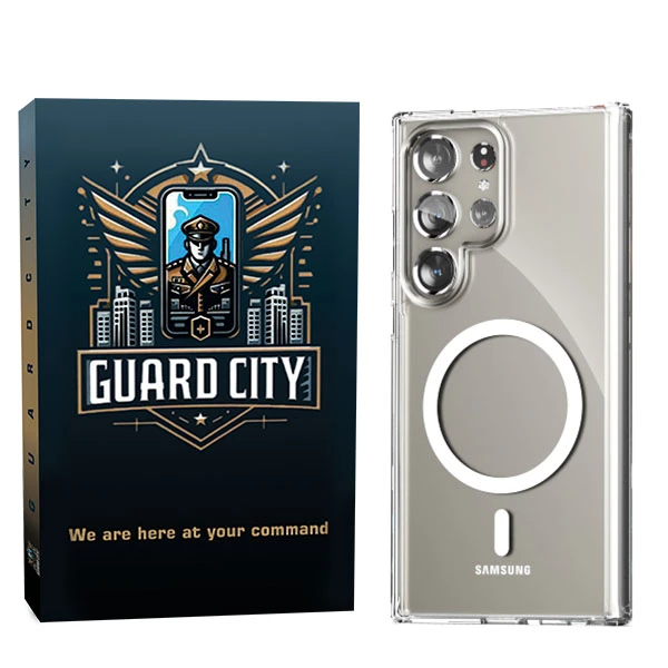کاور گارد سیتی مدل مگ سیف طرح Magsafe مناسب برای گوشی موبایل سامسونگ Galaxy S24 ULTRA