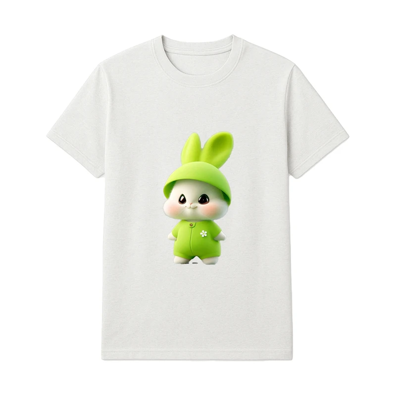 تی‌شرت آستین کوتاه راحتی پسرانه  مدل خرگوش بازیگوش