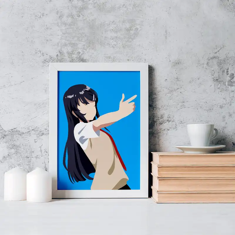 تابلو خندالو مدل مای انیمه بانی گرل سنپای کد 16436