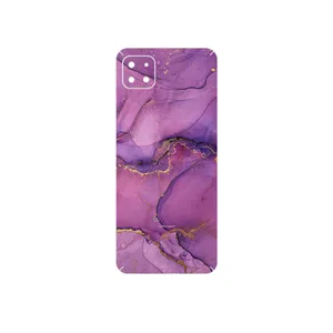 MAHOOT Purple Marble Cover Sticker for Samsung Galaxy A22 5G