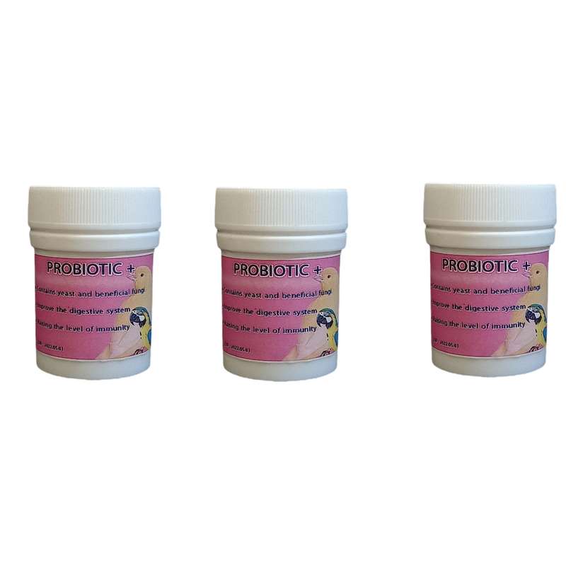 پودر پروبیوتیک پلاس پرندگان زینتی کد P020P وزن 18 گرم مجموعه 3 عددی