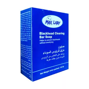 صابون شستشو مکس لیدی مدل Blackhead clearing وزن 110 گرم