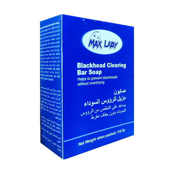 صابون شستشو مکس لیدی مدل Blackhead clearing وزن 110 گرم