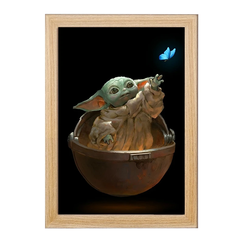 تابلو خندالو مدل بیبی یودا کد F3373