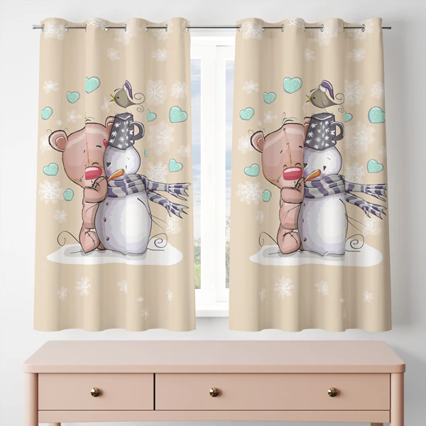 پرده مدل مخمل پانچی کد 7828 سایز 200x140 سانتی متر