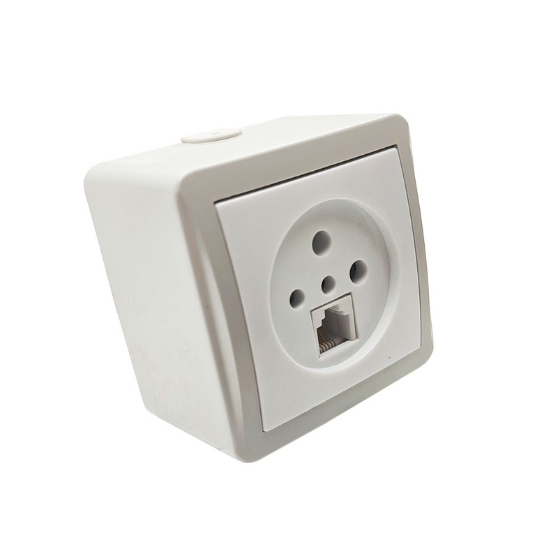 پریز تلفن پارت الکتریک مدل روکار طرح شهاب