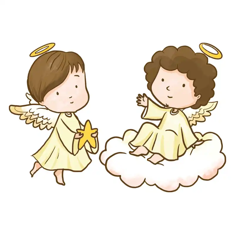 استیکر کلید و پریز طرح فرشته های پسر کد ab1 مجموعه 2 عددی