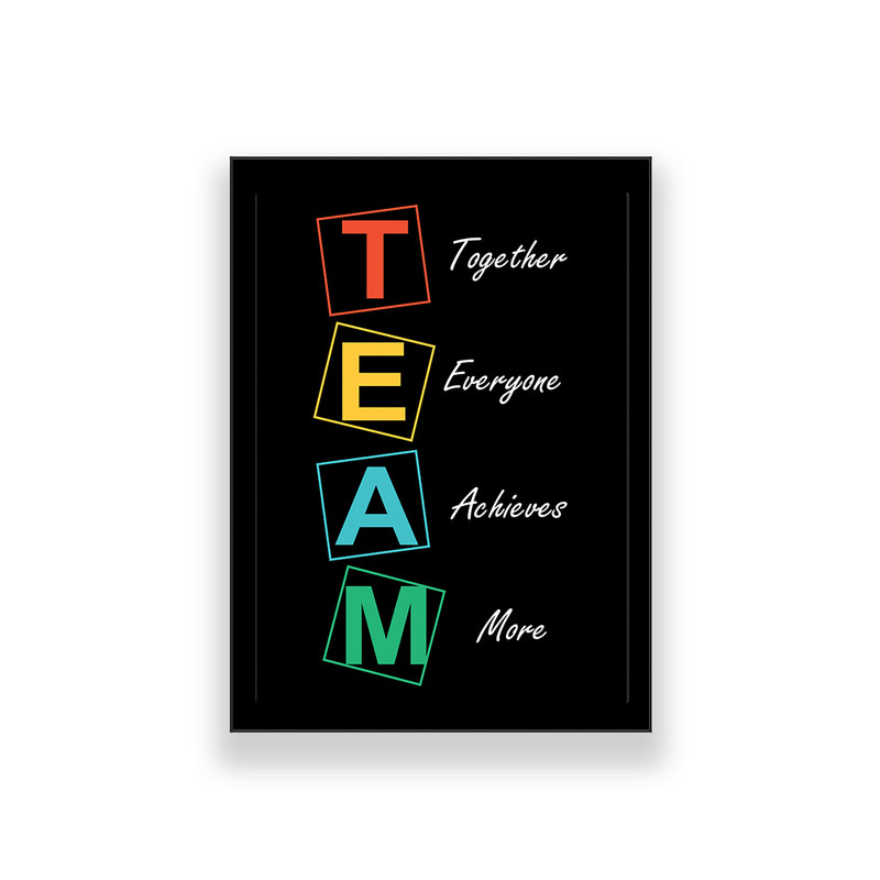 تابلو طرح انگیزشی TEAM