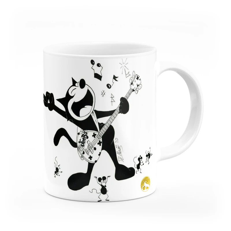 ماگ هومرو طرح انیمیشن گربه ملوس مدل MG3808