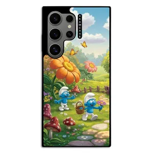 AKAM AMC-WSGS24U-SMURFS-9 Cover For Samsung Galaxy S24 Ultra