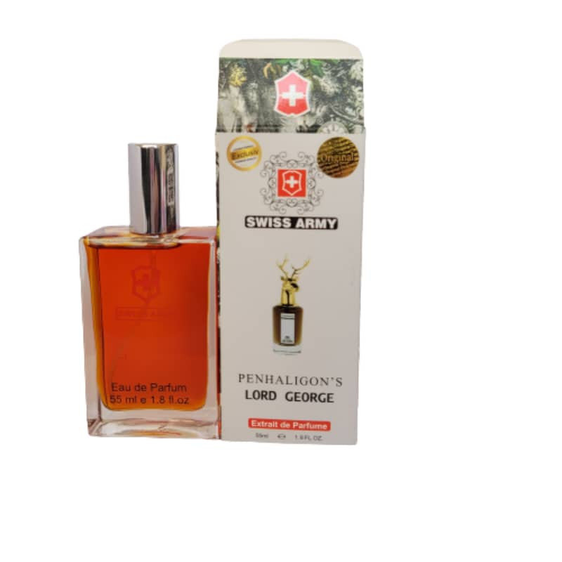 عطر جیبی مردانه سوئیس آرمی مدل The Tragedy of Lord George حجم 55 میلی لیتر