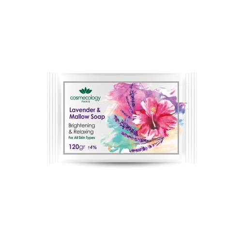 صابون شستشو کاسمکولوژی مدل لوندر و گل ختمی وزن 120 گرم