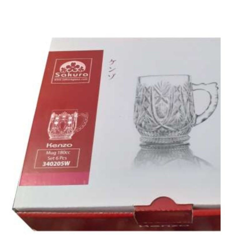 فنجان ساکورا مدل KENZO بسته 6 عددی فنجان ساکورا مدل KENZO بسته 6 عددی