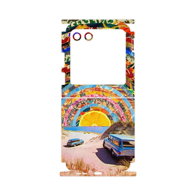برچسب پوششی ماهوت مدل Collage of Orange Sky-FullSkin مناسب برای گوشی موبایل موتورولا Razr 40 Ultra