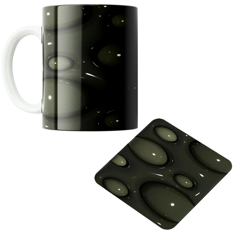 ست ماگ و زیر لیوانی پادآفرین مدل توپک کد 128