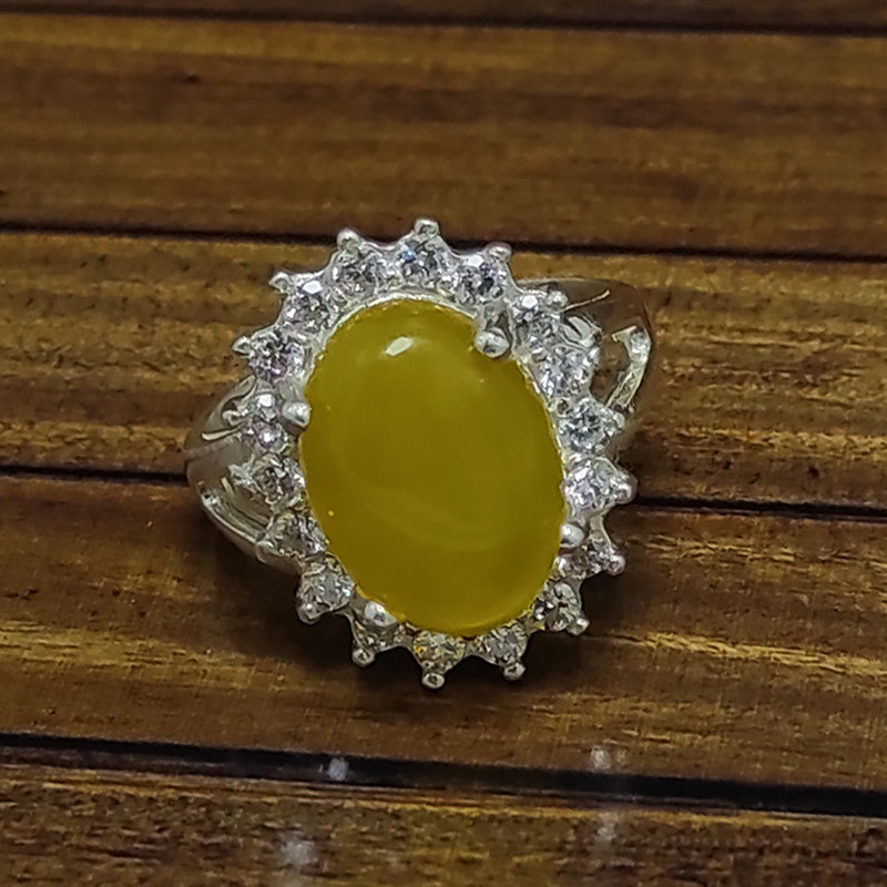 انگشتر نقره زنانه سلین کالا مدل شرف الشمس طبیعی کد Mps-1