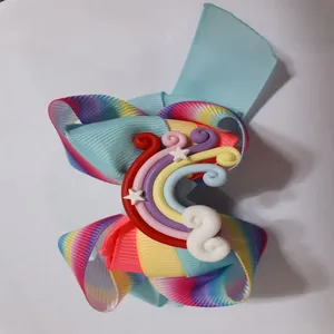 گیره مو دخترانه مدل رنگین کمان 01
