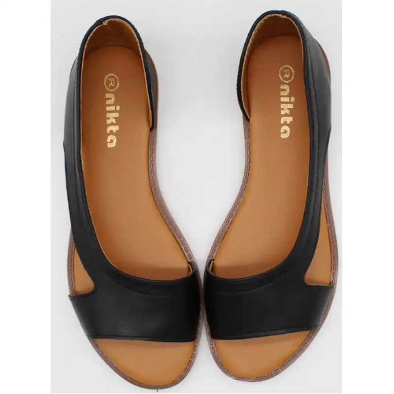 صندل زنانه نیکتا مدل بیتا رنگ مشکی