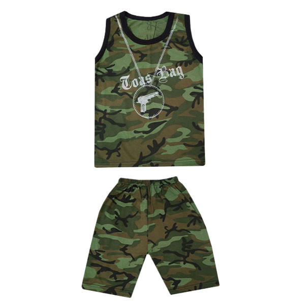 ست تاپ و شلوارک پسرانه مدل B-2