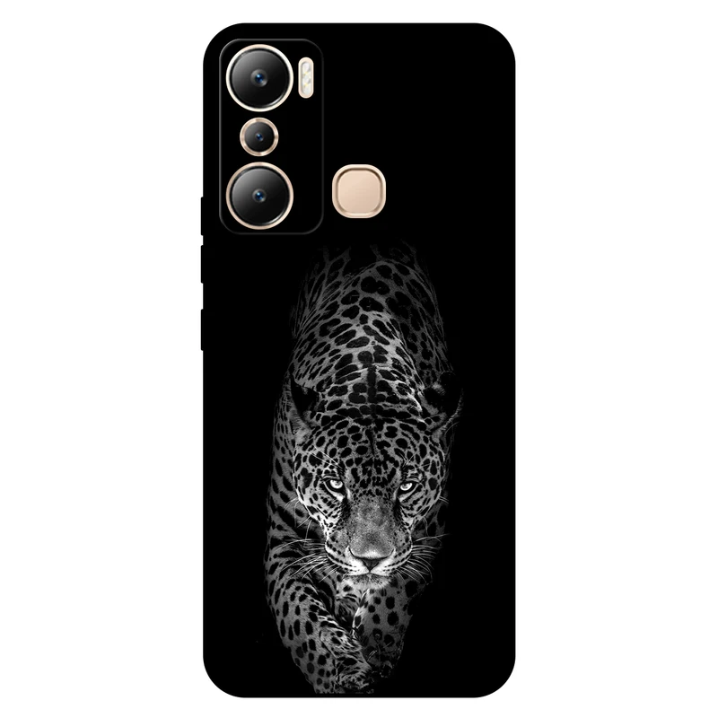 کاور مگافون طرح پلنگ مدل 1879 مناسب برای گوشی موبایل اینفینیکس Hot 20i